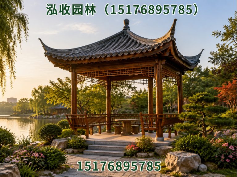 临沂防腐木凉亭展示图